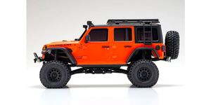 Mini-Z 4x4 Series Readyset Jeep wrangler Unlimited Rubicon w/ Accessory Parts, Punk`n Metallic