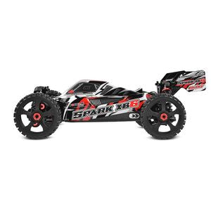 Spark XB6 1/8 6S Basher Buggy, ROLLER, Red