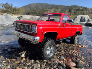 Trail Finder 2 "LWB" RTR with Chevrolet K10 Scottsdale Hard Body Set - Red