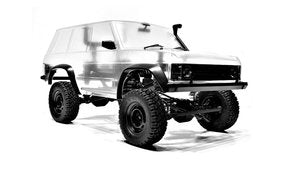 SCA-1E 1/10 4WD 1981 Range Rover Custom Crawler Kit, Spec 2.1