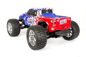 Reeper American Force Edition Mega Monster Truck 1/7 RTR, Brushless w/ Hobbywing ESC and Savox Servo