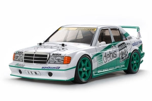 1/10 RC TT-01E Mercedes-Benz 190E "Debis" Evo.II Team Zakspeed Kit, w/ Hobbywing THW 1060 ESC