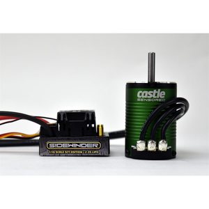 Sidewinder SCT Waterproof Combo w/1410-3800KV 3.2mm Shaft Sensored Motor *REPLACES CSE010-0123-00*