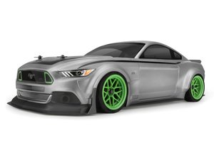 Ford Mustang 2015 RTR, Spec 5 Clear Body, (200mm)