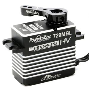 Powerhobby 729MBL High Voltage Waterproof Brushless Steel Gear Servo, w/ Aluminum Case