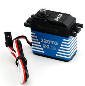 326TG Aluminum High Torque Speed Titanium Gear Digital Servo, 1/10 Operating Voltage: 4.8-8.4V