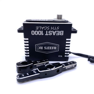 Beast 1000 1/5th Scale High Torque, High Speed Brushless Servo w/ Aluminum Horns