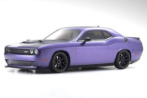 FAZER Mk2 2015 Dodge Challenger Hellcat SRT RTR, Plum Crazy Purple, 1/10 Electric 4WD Touring Car