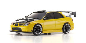 MINI-Z AWD MA-020 Readyset Subaru Impreza with Aero Kit and CFRP Hood, Metallic Yellow