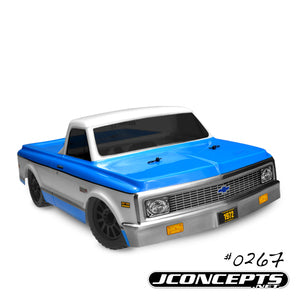 1972 Chevy C10-Slash 4X4 Scalpel Speed Run Body (Requires #2173 Bumper Conversion Kit)