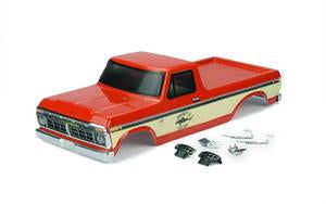 SCA-1E 1976 Ford F-150 Painted Body Set (Red) 324mm WB