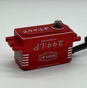 299LP Special Edition Red High Speed High Torque Low Profile Brushless Servo .0.57/313 @8.4V