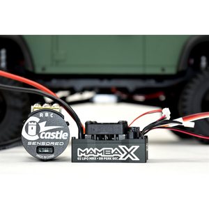 Mamba X 25.2V Waterproof ESC and 1406-1900KV Sensored Motor Combo