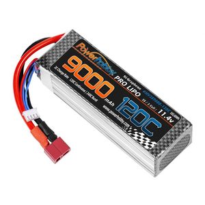 3S 11.4V 9000mah 120C GRAPHENE + HV Lipo Battery w Deans Plug 120C Continuous / 240C Burst