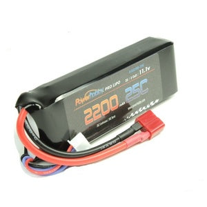 3S 11.1V 2200MAH 25C Lipo Battery with Hardwired T-Plug