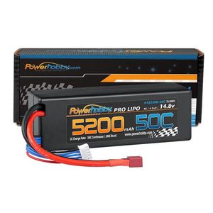 4S 14.8v 5200mAh 50C LiPo Battery w/ Deans Plug Hard Case LCG 50C Continous / 100C Brust