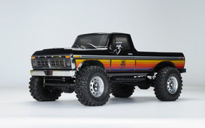 SCA-1E 1/10 Scale '70s Ford F-150 4WD Scale Crawler, 2.1 Spec, RTR (313mm Wheelbase) Black