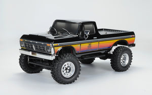 SCA-1E 1/10 Scale '70s Ford F-150 4WD Scale Crawler, 2.1 Spec, RTR (313mm Wheelbase) Black