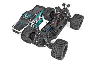 Rival MT8 1/8 Scale 4WD Teal Electric Monster Truck, RTR, w/ LiPo & Charger- Combo