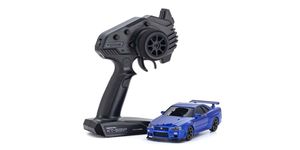 MINI-Z AWD MA-020 Series Readyset Nissan Skyline GT-R V.spec II Nur (R34) Metallic Blue