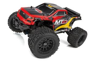 RIVAL MT10 1/10 Scale RTR Electric Brushless 4WD Monster Truck V2, Red, LiPo Combo