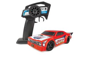 DR28 Lucas Oil Drag Race Car RTR, 1/28 Scale 2WD with Battery and Charger